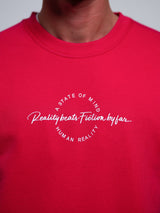 "Human Reality" Collection | Crew Neck w/ wide shoulder back print I UNISEX