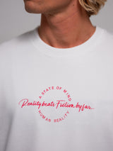 "Human Reality" Collection | Crew Neck w/ wide shoulder back print I UNISEX