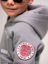 "HIGHER STATE OF CONSCIOUSNESS" COLLECTION I KIDS ZIP HOODIE RBFBF FRONT STITCH W/ LARGE BACKPRINT I UNISEX