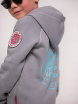 "HIGHER STATE OF CONSCIOUSNESS" COLLECTION I KIDS ZIP HOODIE RBFBF FRONT STITCH W/ LARGE BACKPRINT I UNISEX