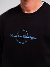 "Human Reality" Collection | Crew Neck w/ wide shoulder back print I UNISEX